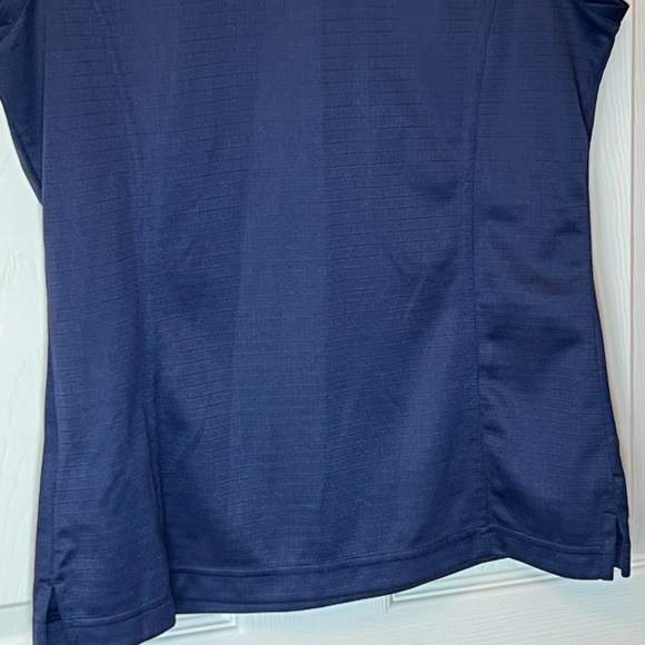 Adidas Climacool Dark Blue Golf Shirt sz Small Geometric Pattern Excellent Cond - Picture 3 of 12